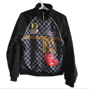 3/$30 Disney Cars zip up jacket/sweater/jersey size  7